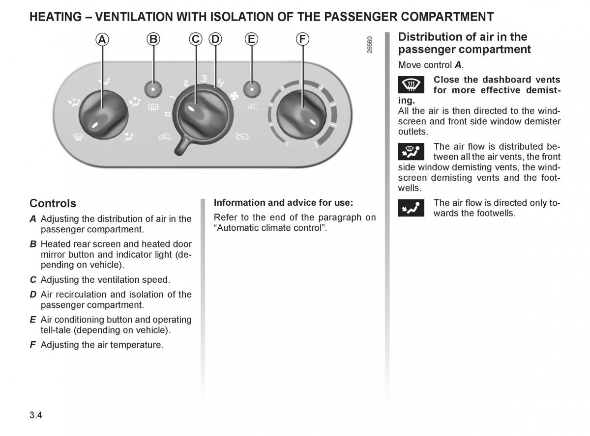 Renault Twingo II 2 owners manual / page 105