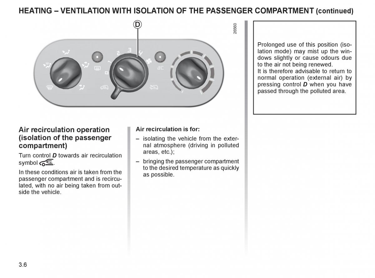 Renault Twingo II 2 owners manual / page 107