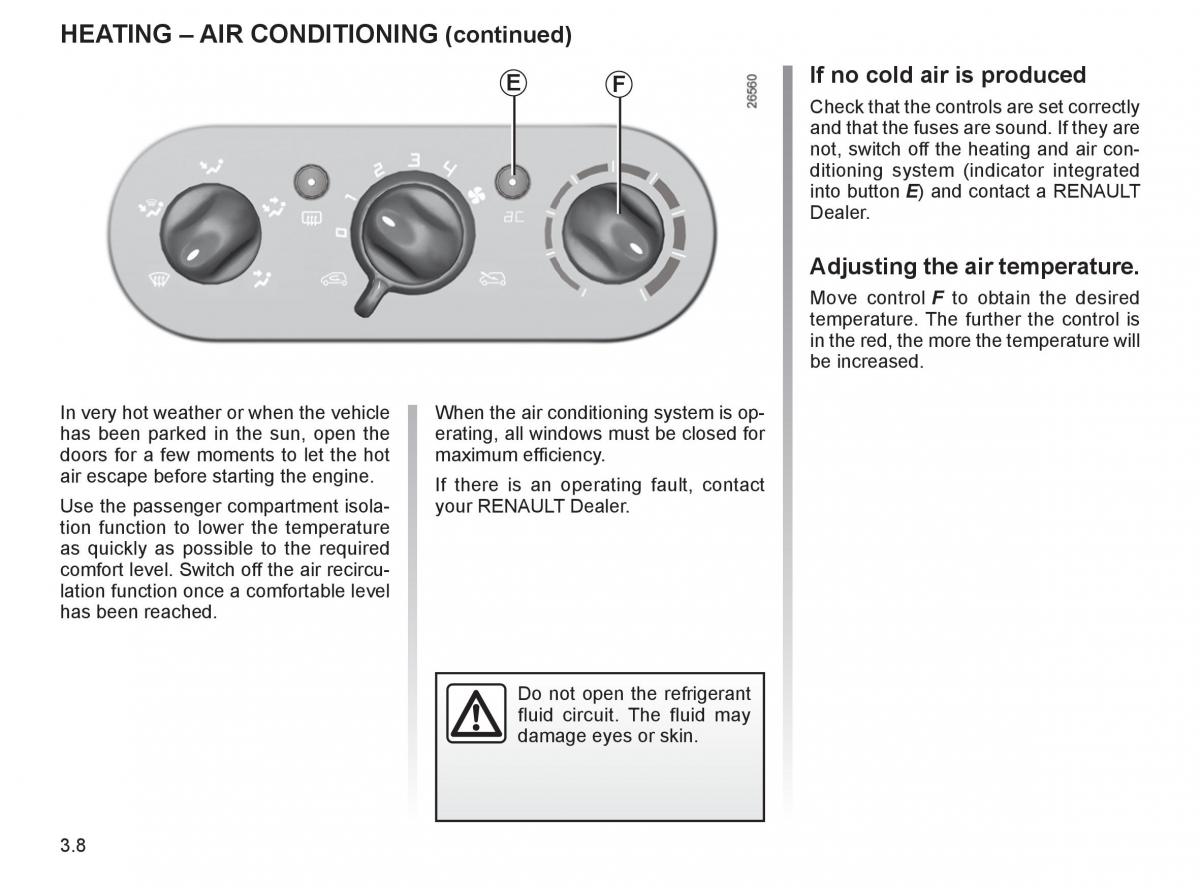 Renault Twingo II 2 owners manual / page 109