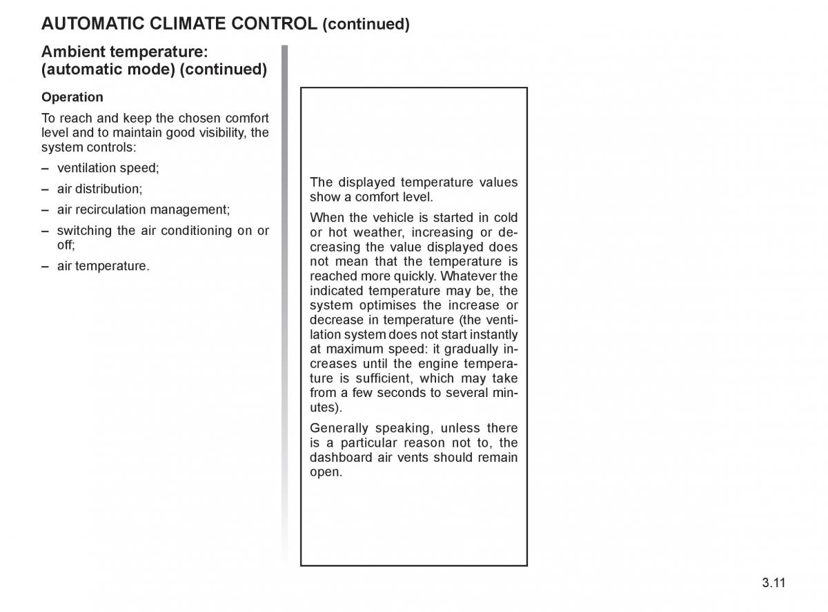 Renault Twingo II 2 owners manual / page 112