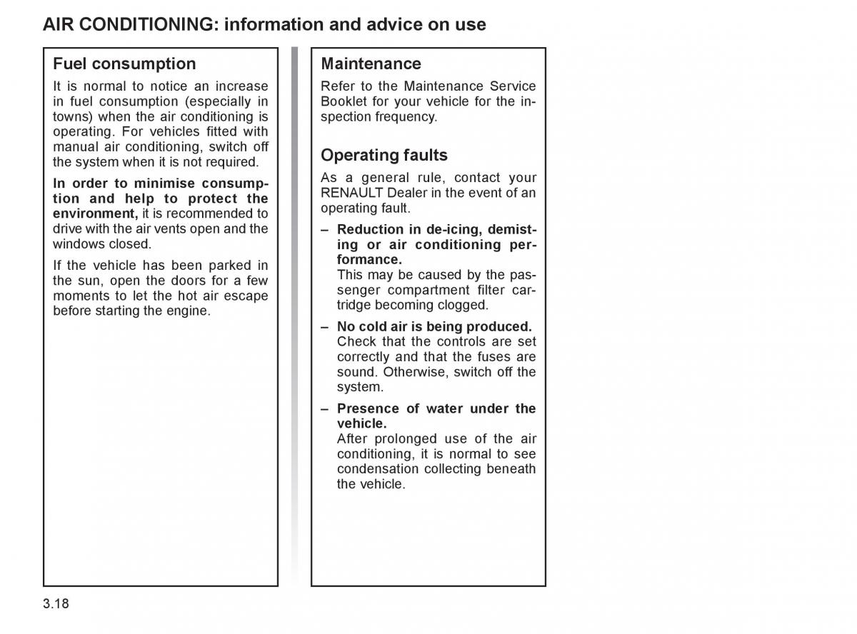 Renault Twingo II 2 owners manual / page 119