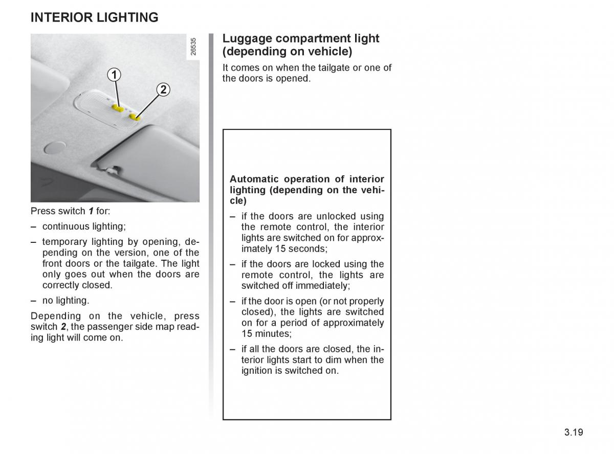 Renault Twingo II 2 owners manual / page 120