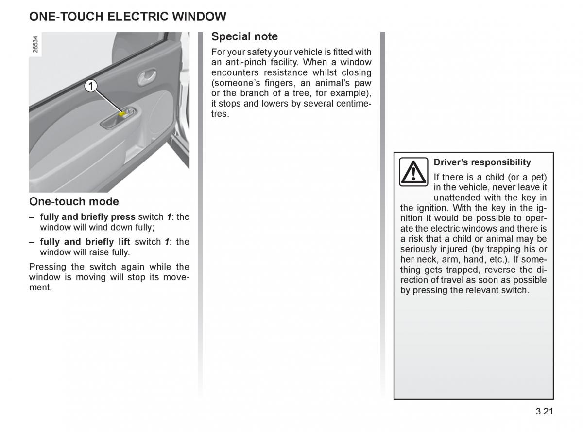 Renault Twingo II 2 owners manual / page 122