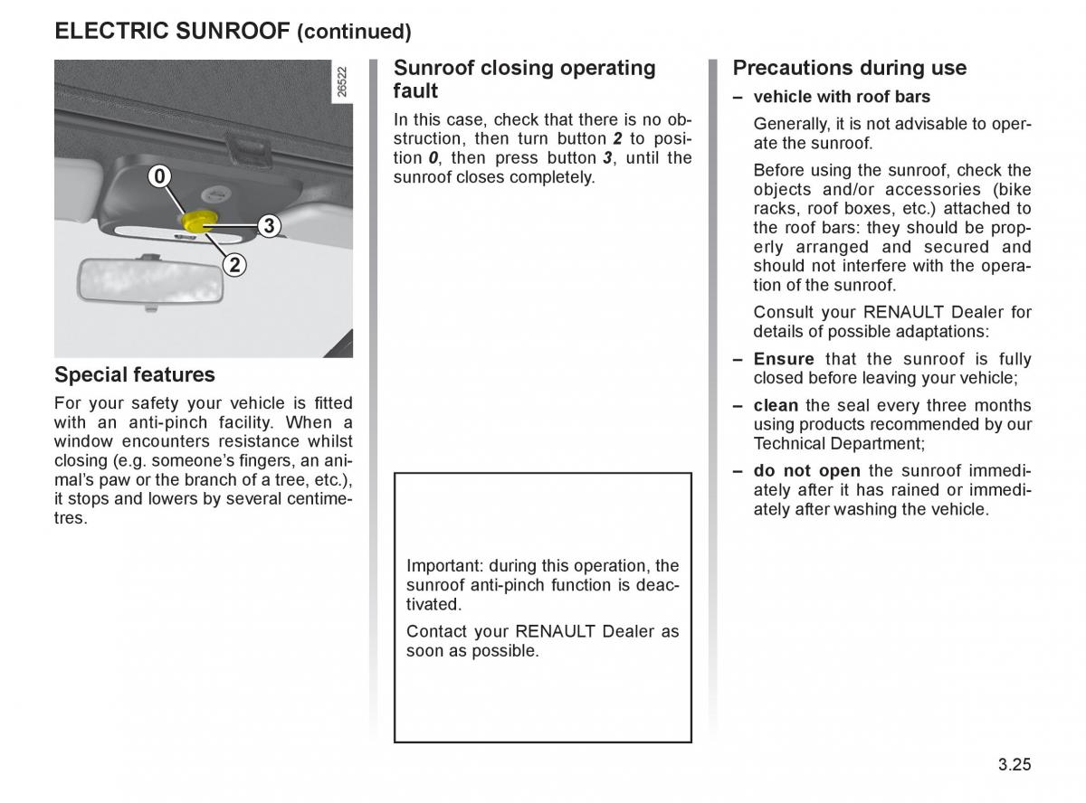 Renault Twingo II 2 owners manual / page 126