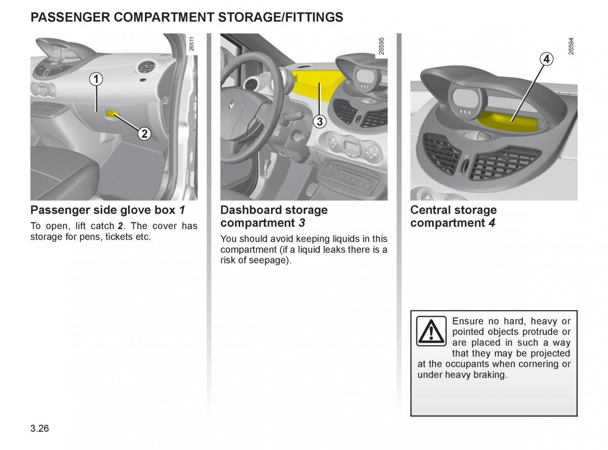 Renault Twingo II 2 owners manual / page 127