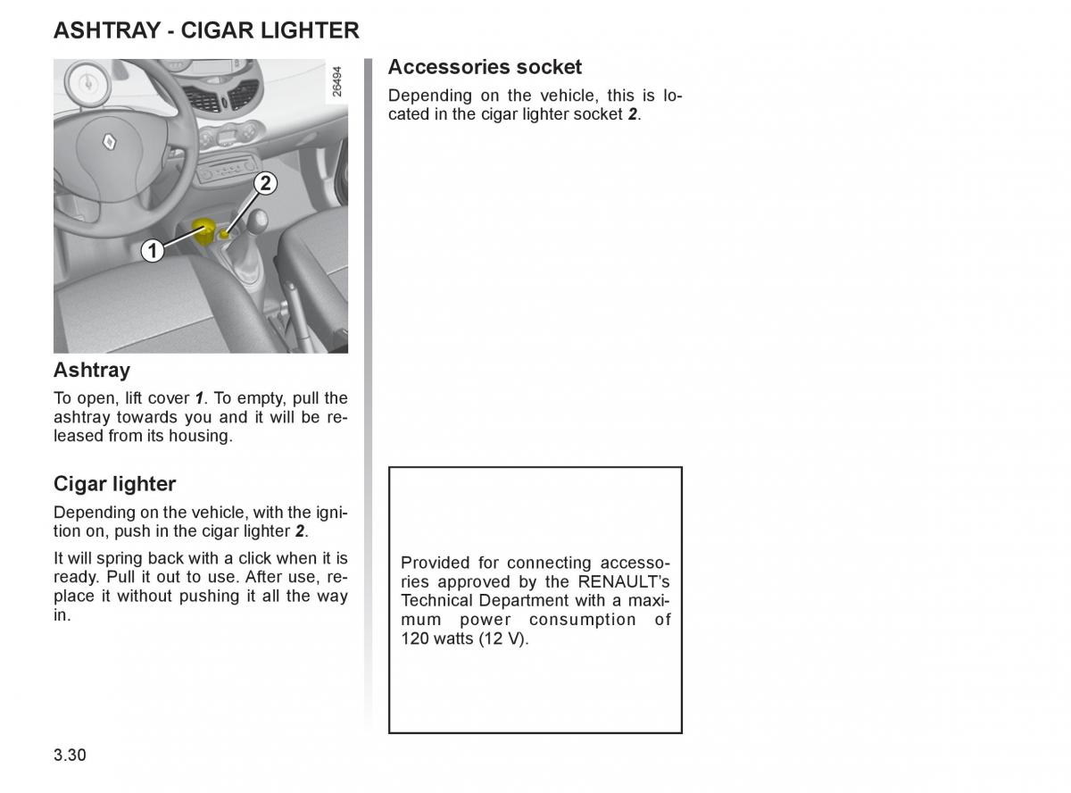 Renault Twingo II 2 owners manual / page 131