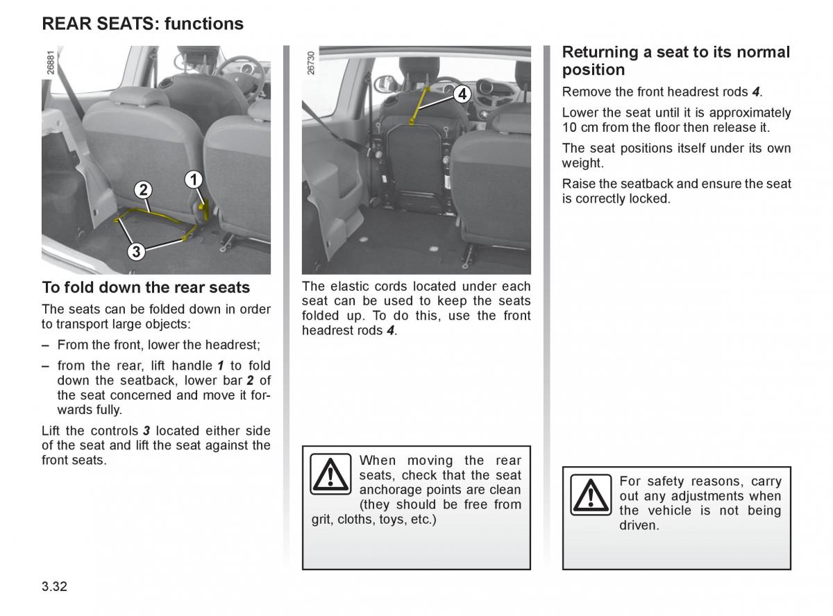 Renault Twingo II 2 owners manual / page 133