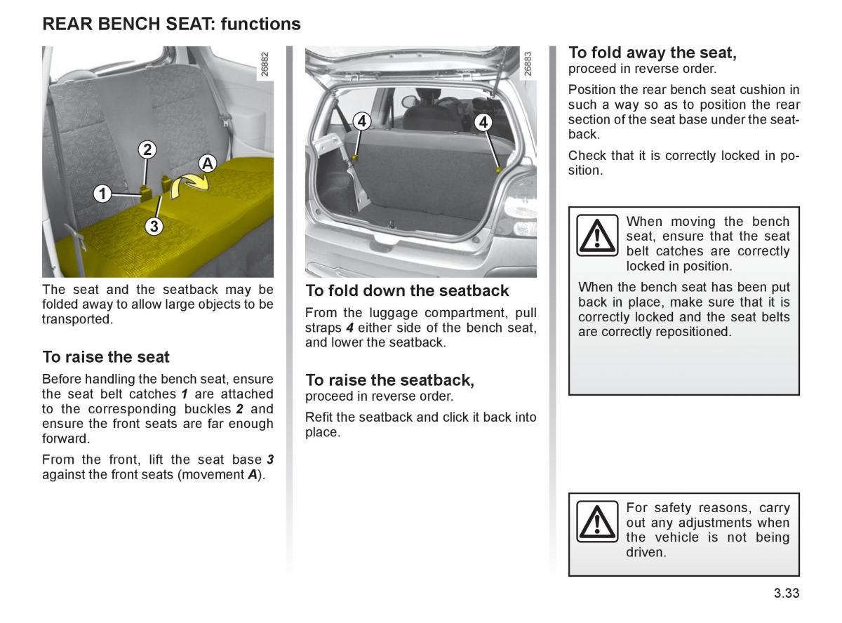 Renault Twingo II 2 owners manual / page 134