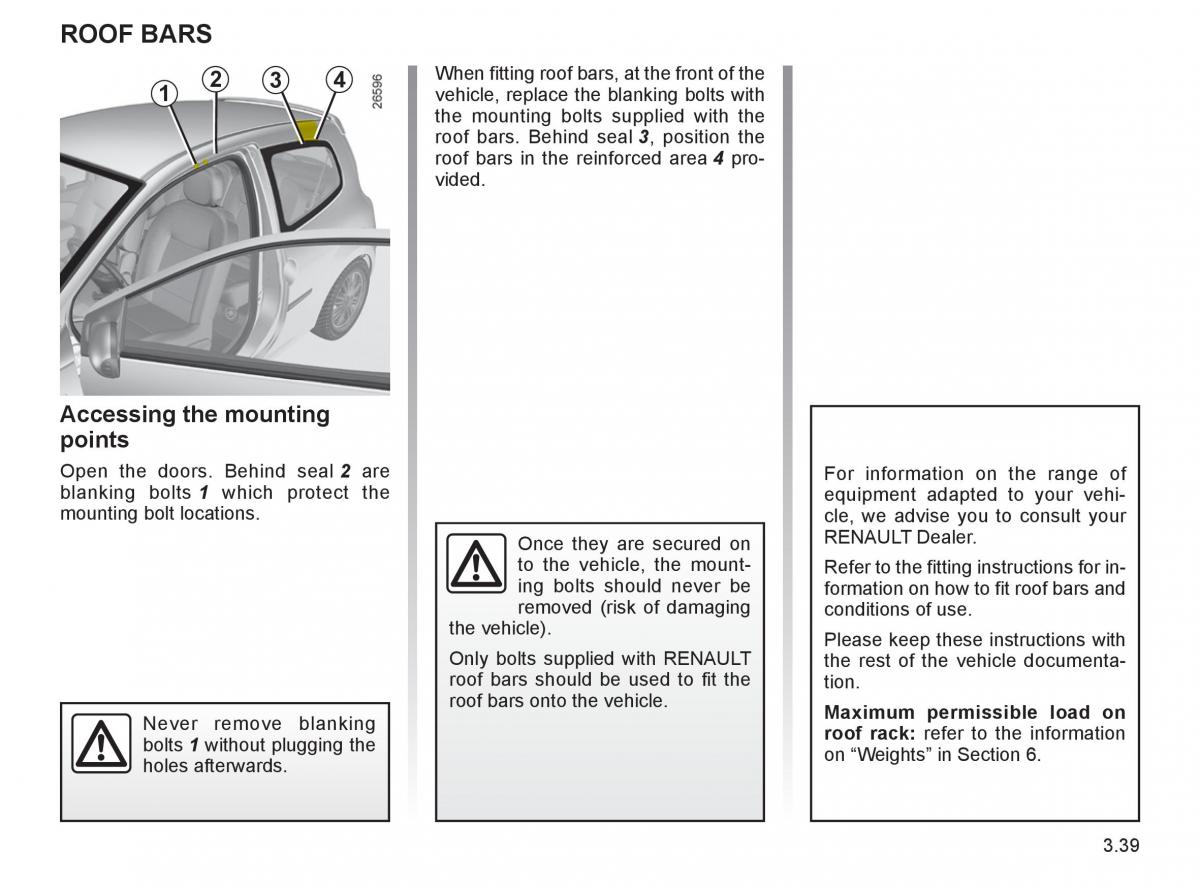 Renault Twingo II 2 owners manual / page 140