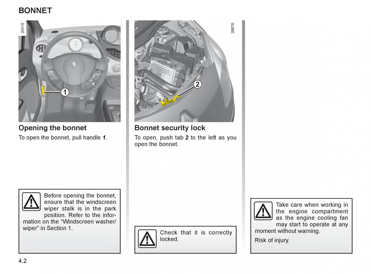 Renault Twingo II 2 owners manual / page 143