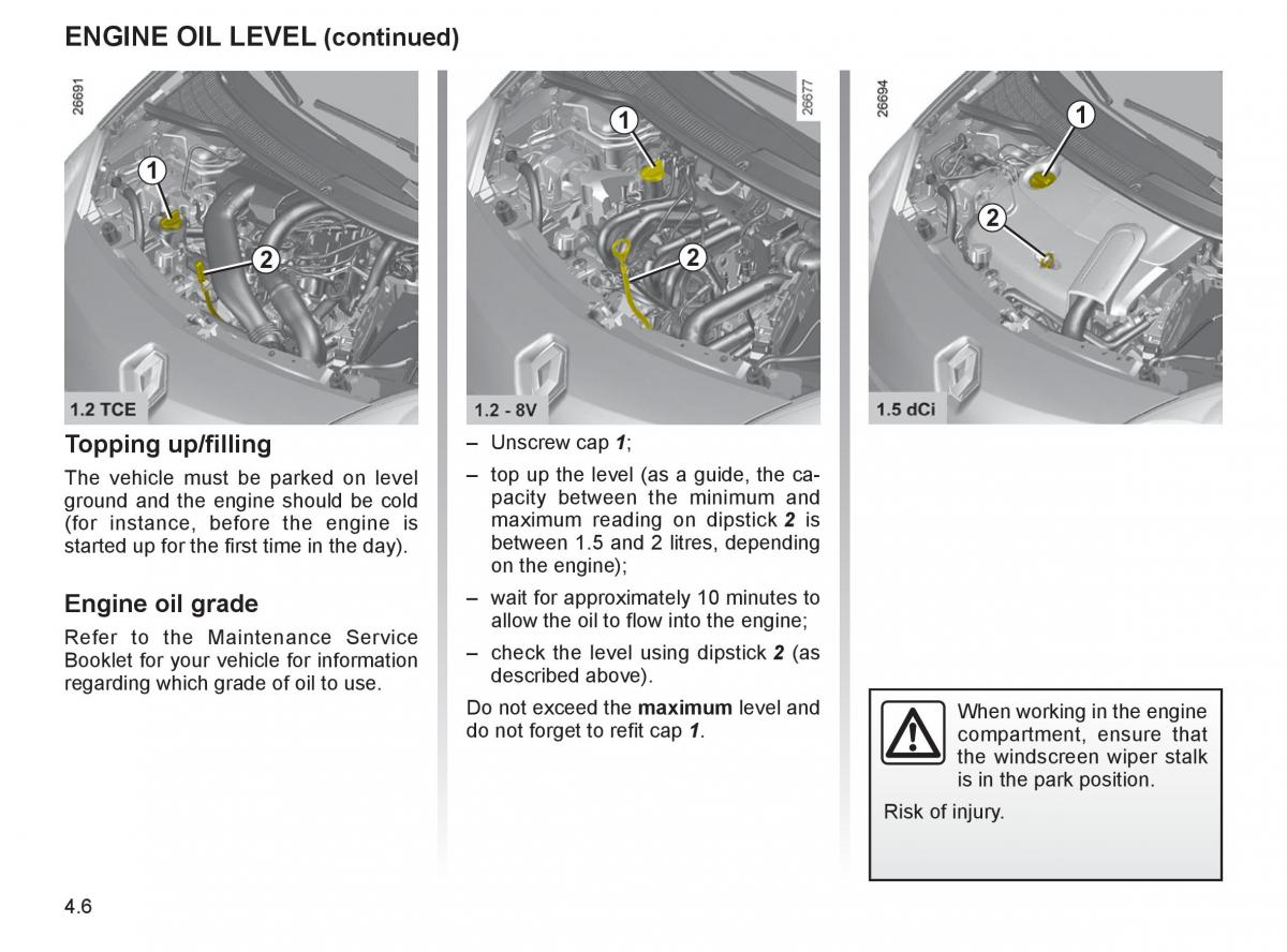 Renault Twingo II 2 owners manual / page 147