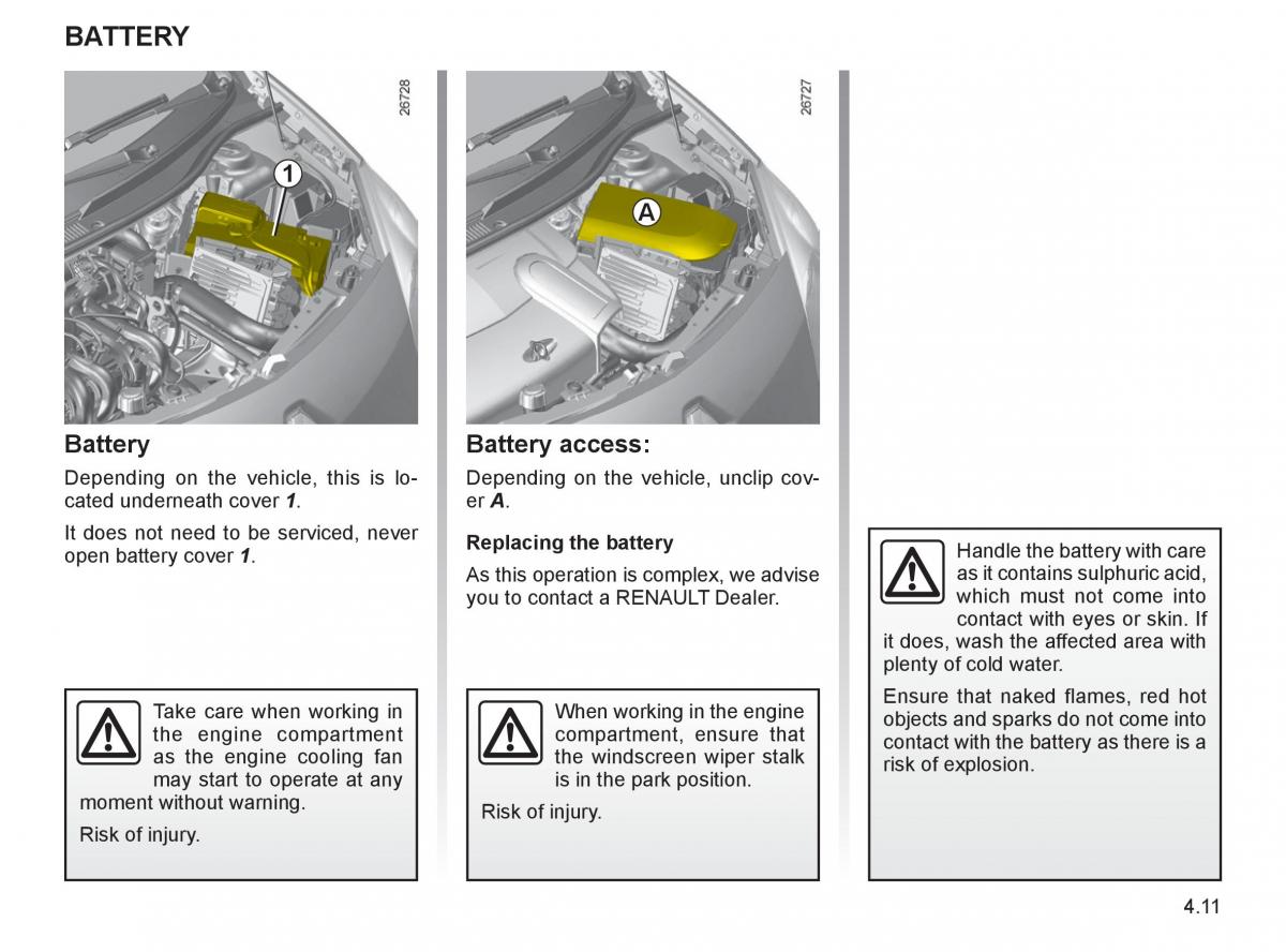 Renault Twingo II 2 owners manual / page 152