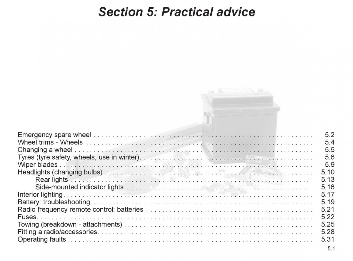 Renault Twingo II 2 owners manual / page 156