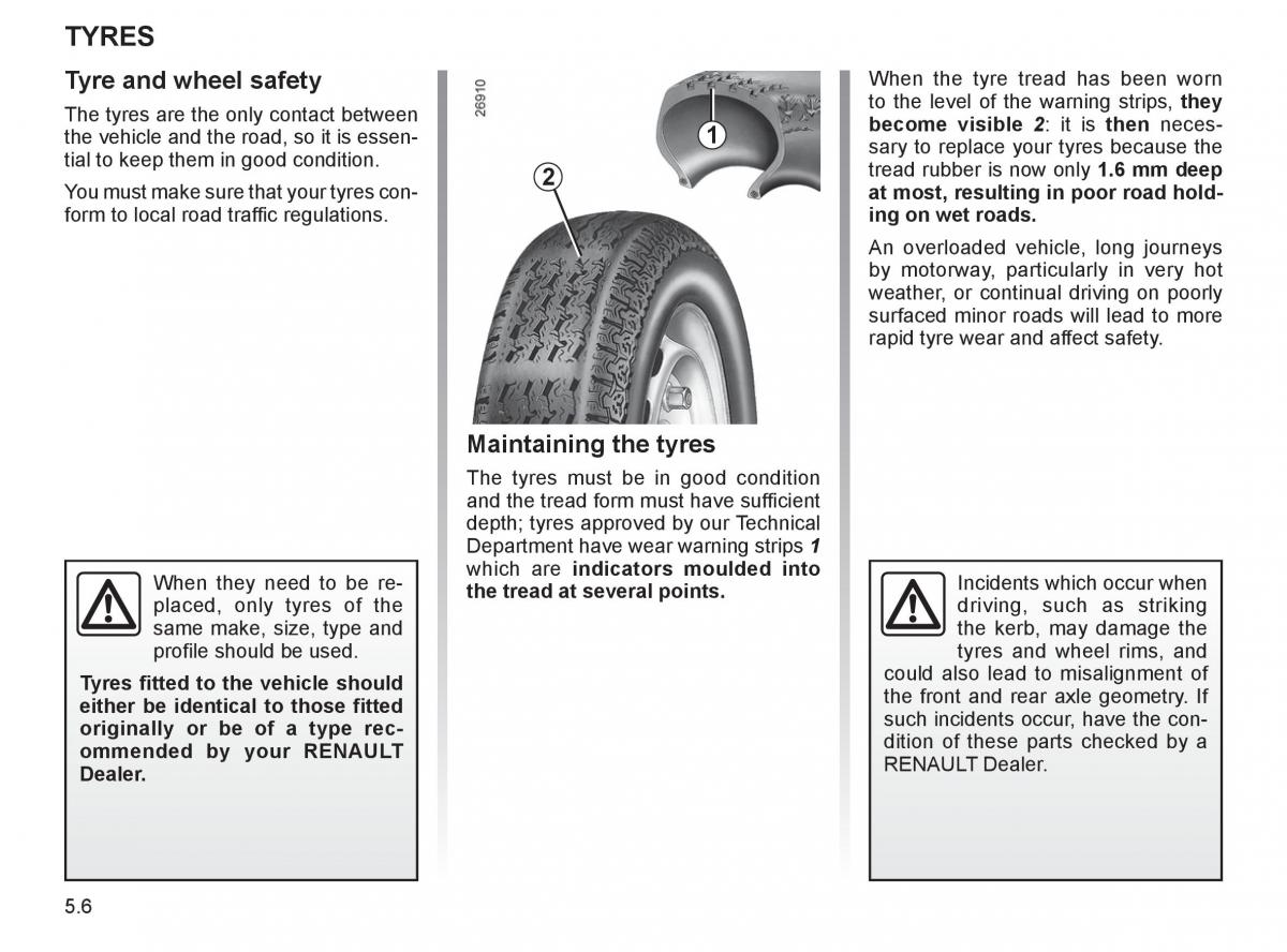 Renault Twingo II 2 owners manual / page 161