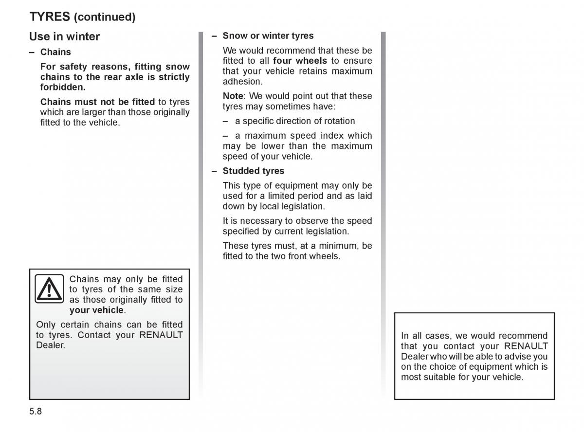 Renault Twingo II 2 owners manual / page 163