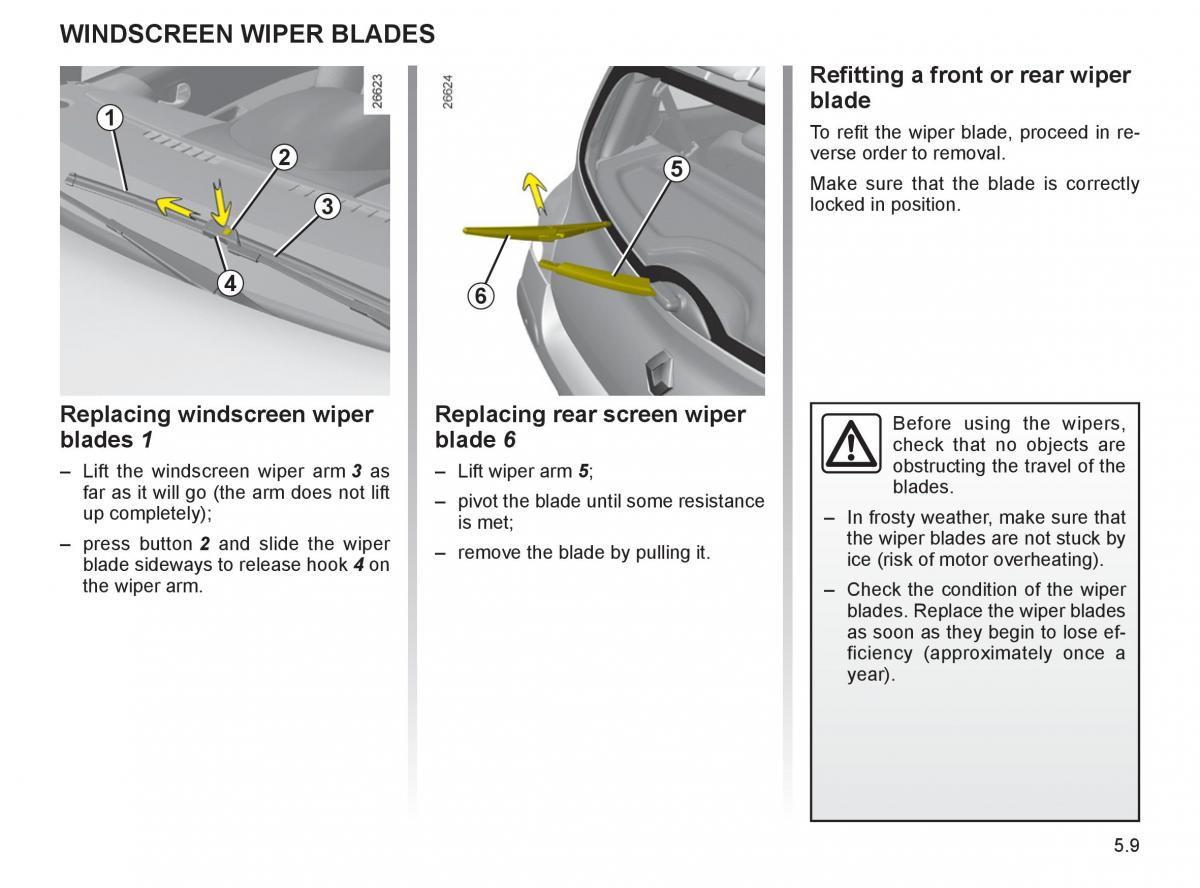 Renault Twingo II 2 owners manual / page 164