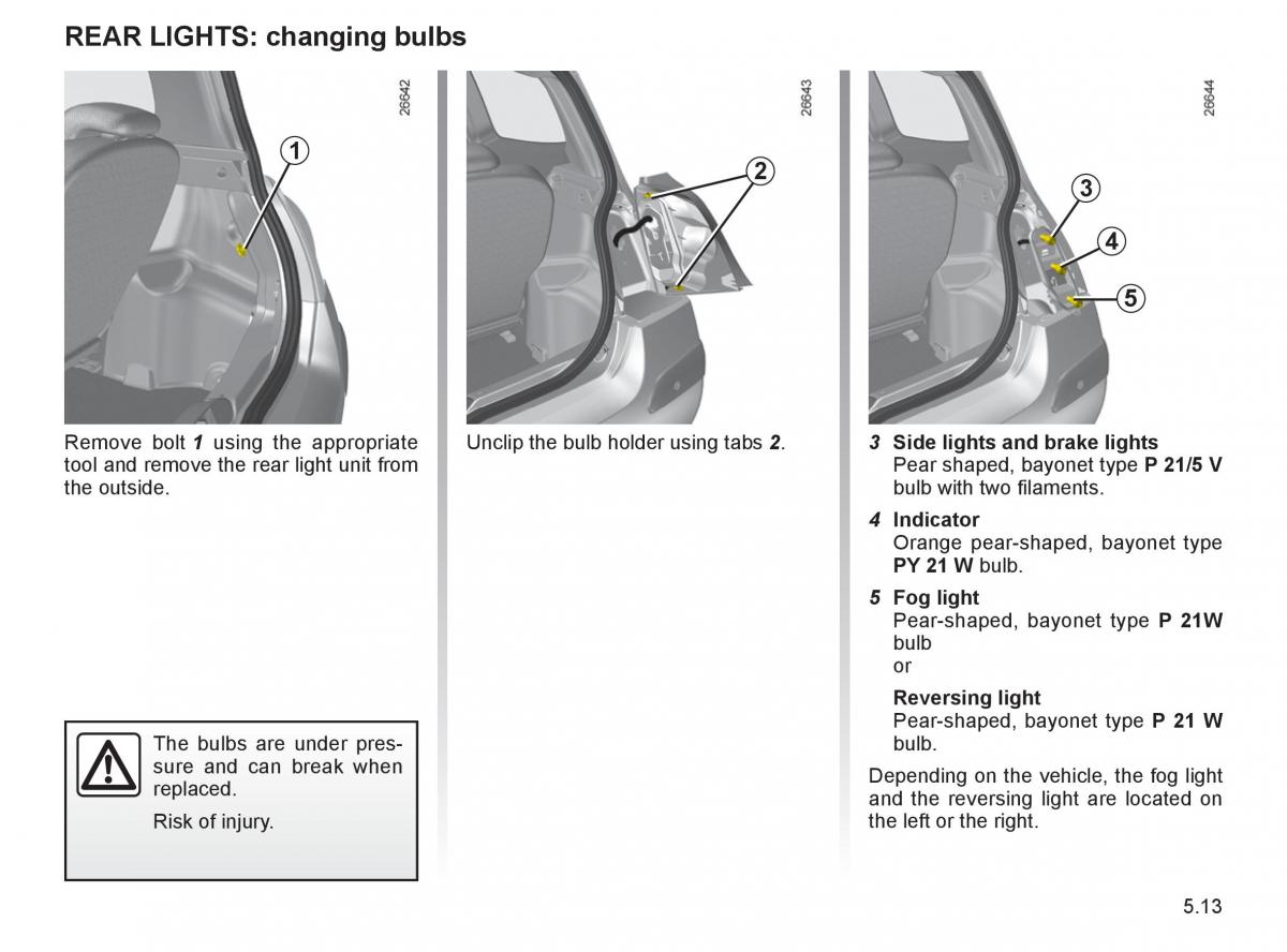 Renault Twingo II 2 owners manual / page 168