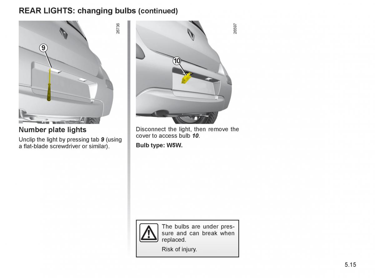 Renault Twingo II 2 owners manual / page 170