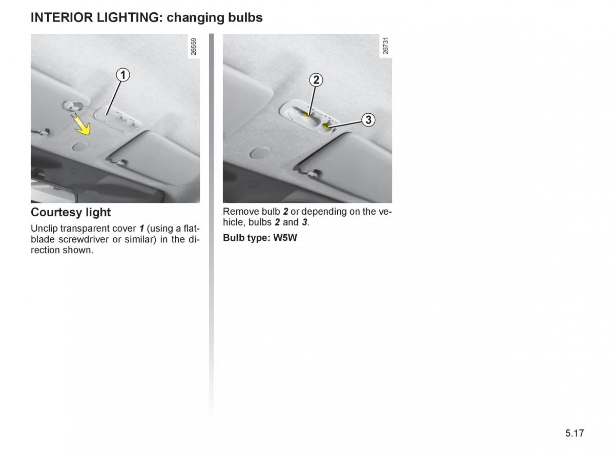 Renault Twingo II 2 owners manual / page 172