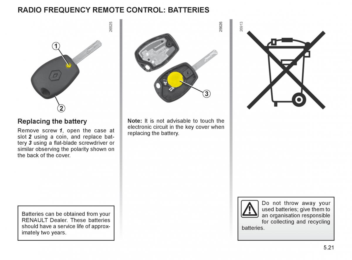 Renault Twingo II 2 owners manual / page 176