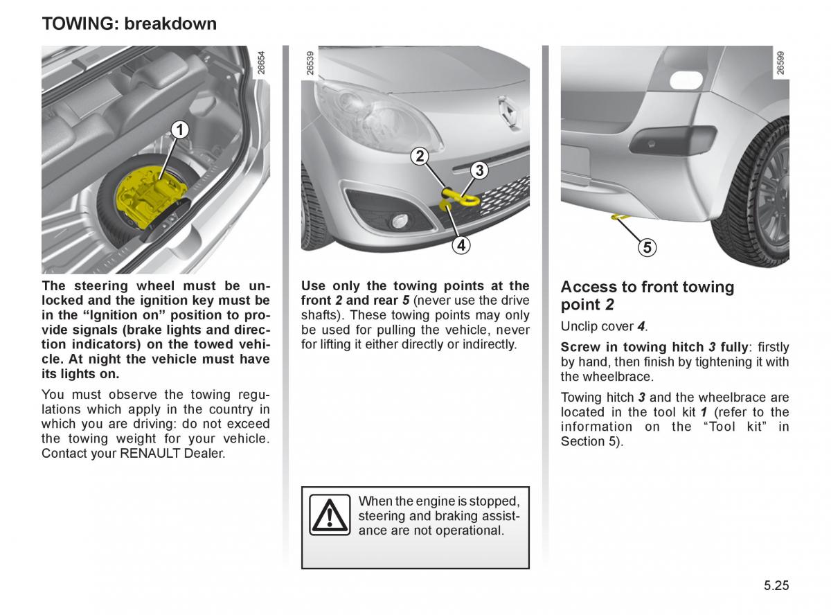 Renault Twingo II 2 owners manual / page 180