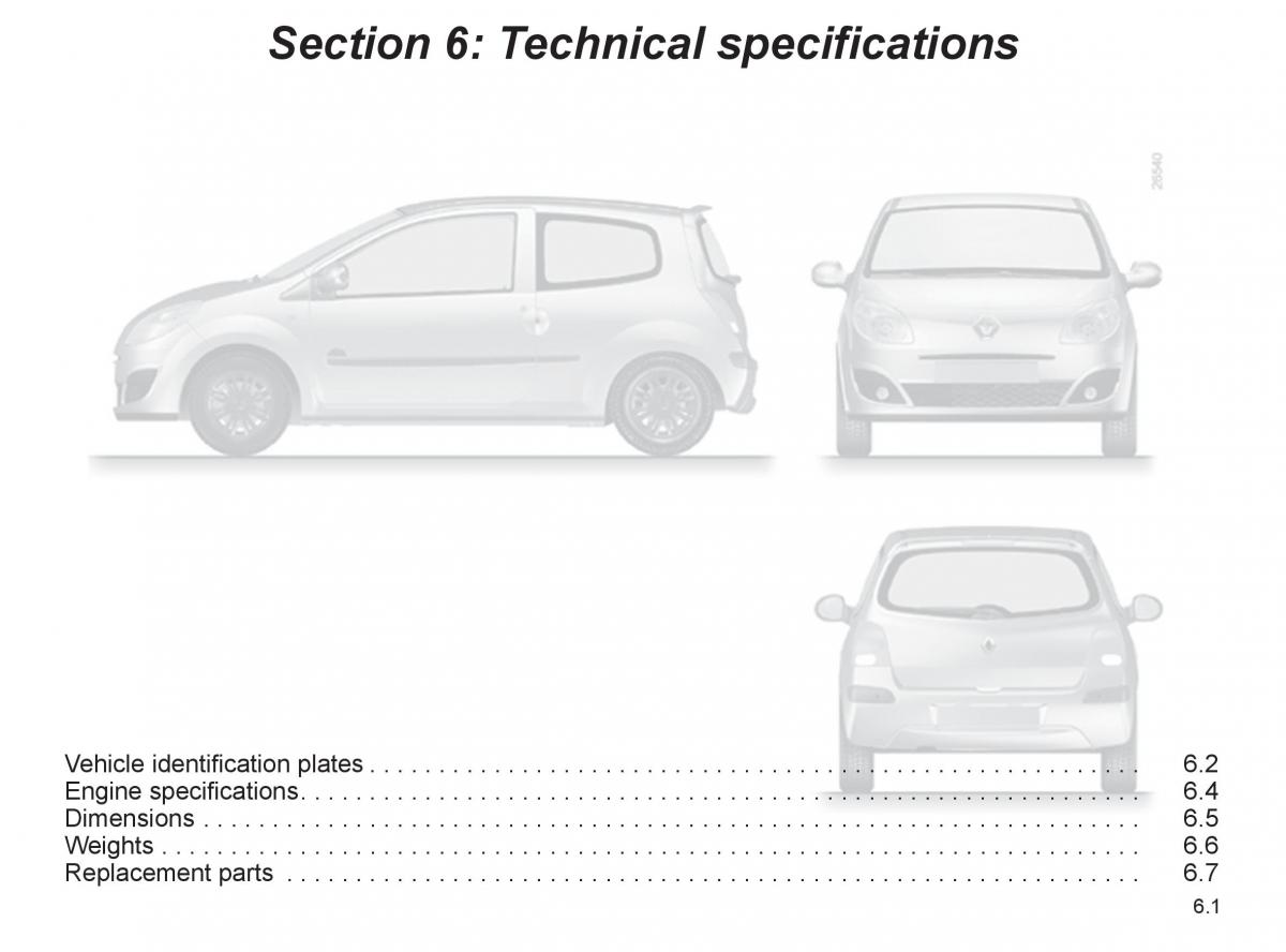 Renault Twingo II 2 owners manual / page 192