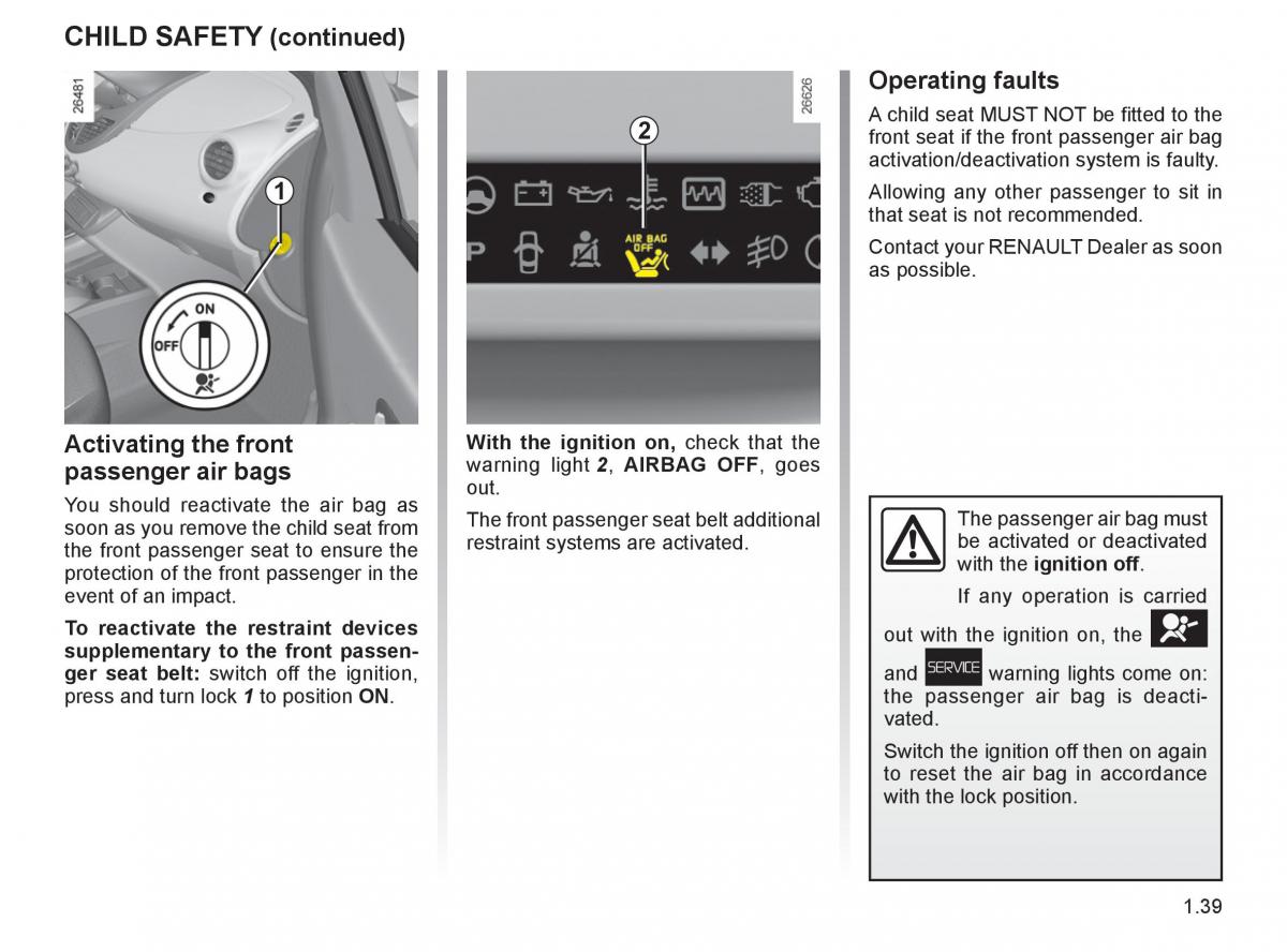 Renault Twingo II 2 owners manual / page 46