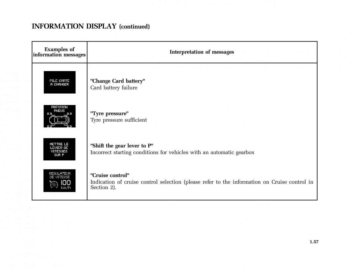 Renault Vel Satis owners manual / page 66