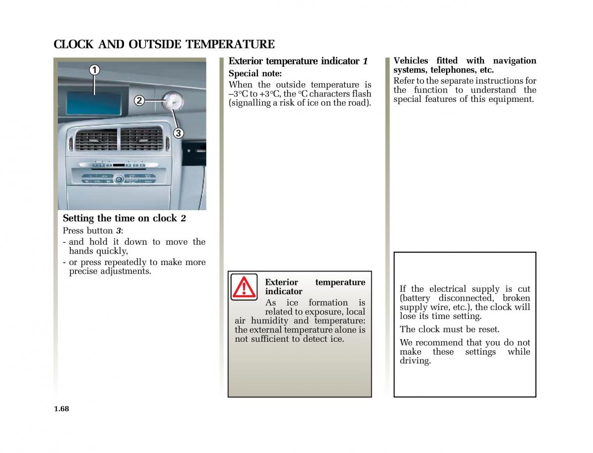 Renault Vel Satis owners manual / page 77