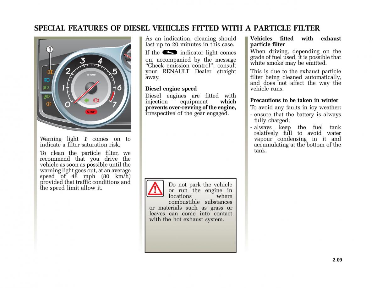 Renault Vel Satis owners manual / page 100