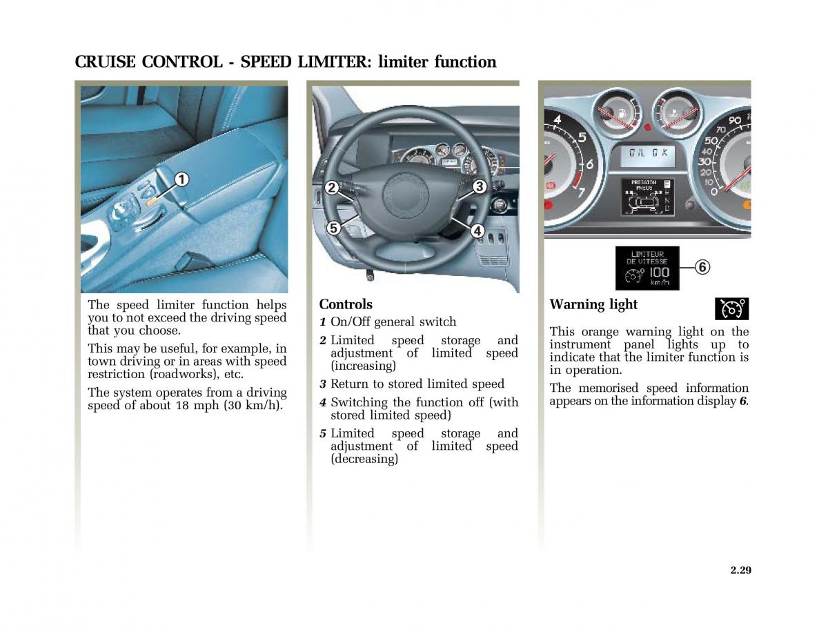 Renault Vel Satis owners manual / page 120