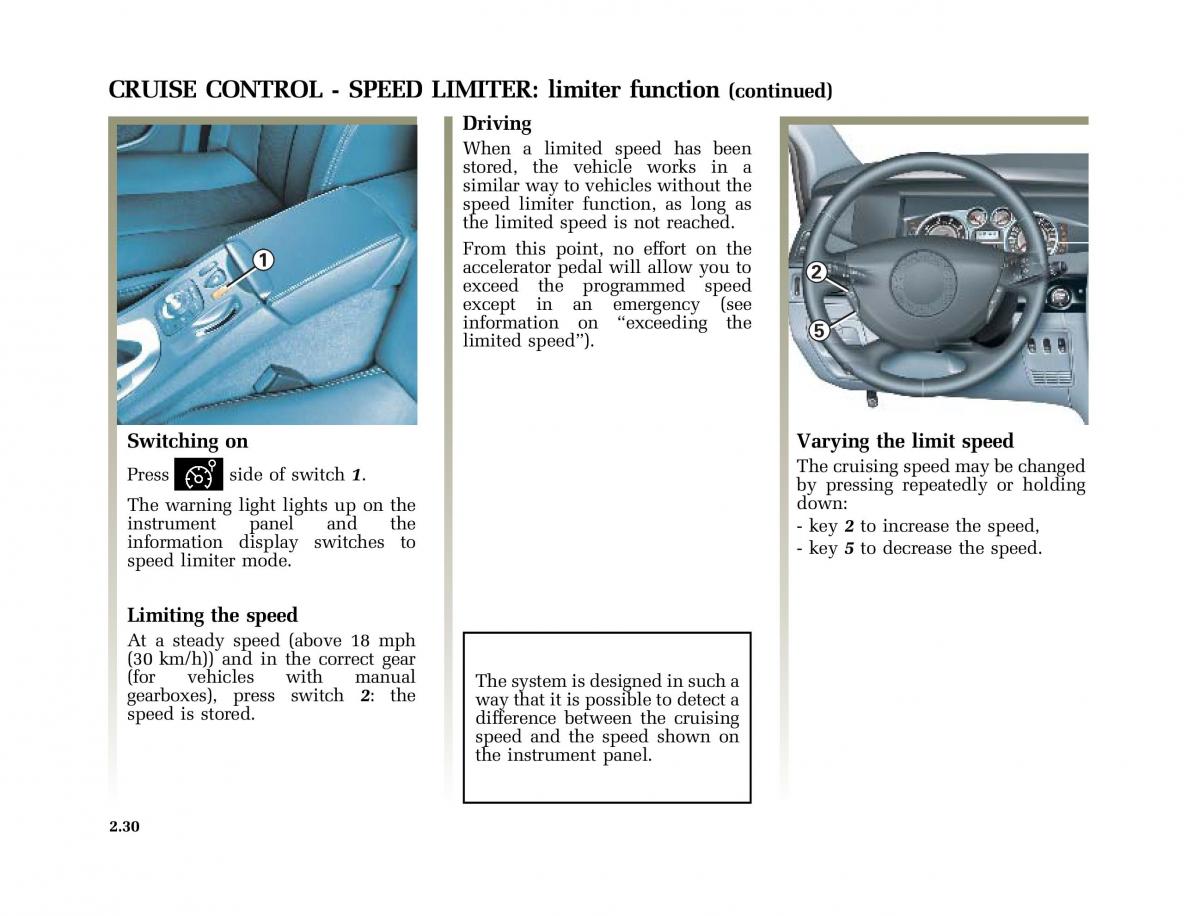 Renault Vel Satis owners manual / page 121