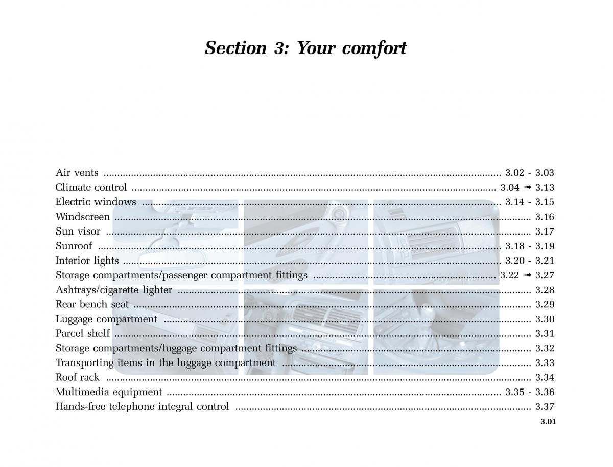 Renault Vel Satis owners manual / page 134