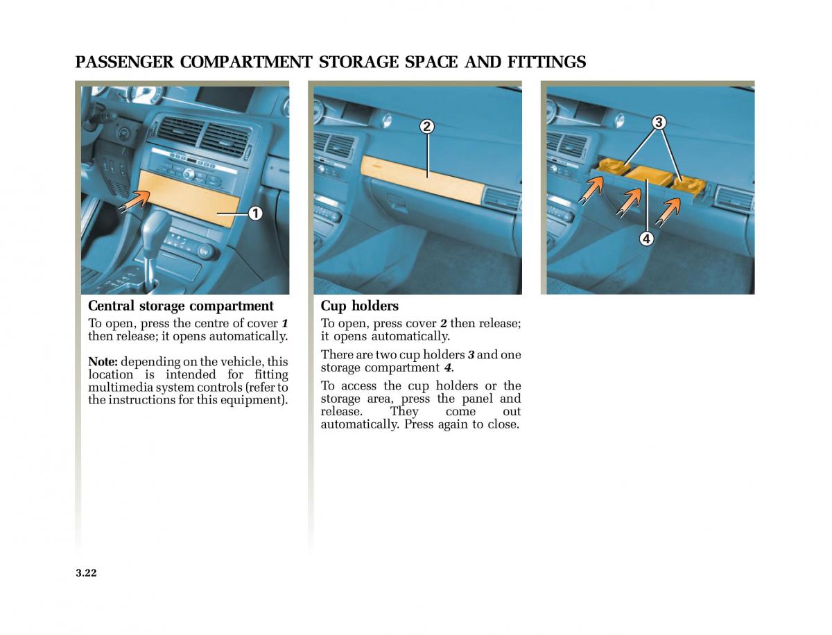 Renault Vel Satis owners manual / page 155