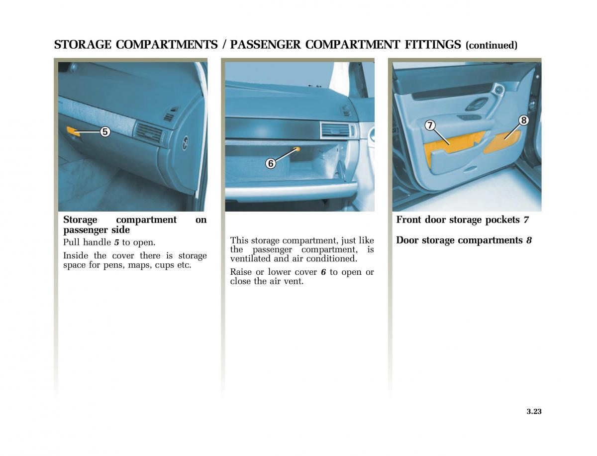 Renault Vel Satis owners manual / page 156