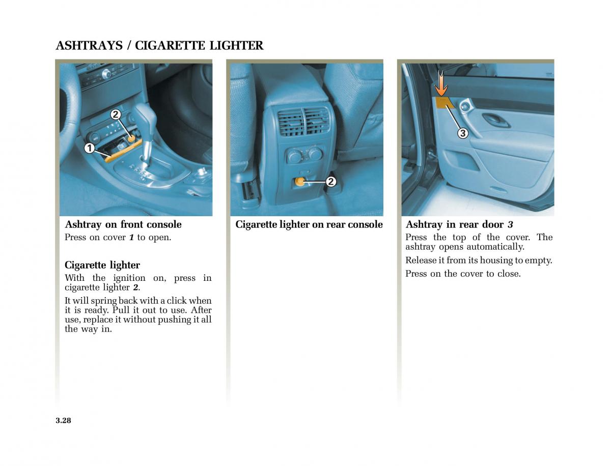 Renault Vel Satis owners manual / page 161