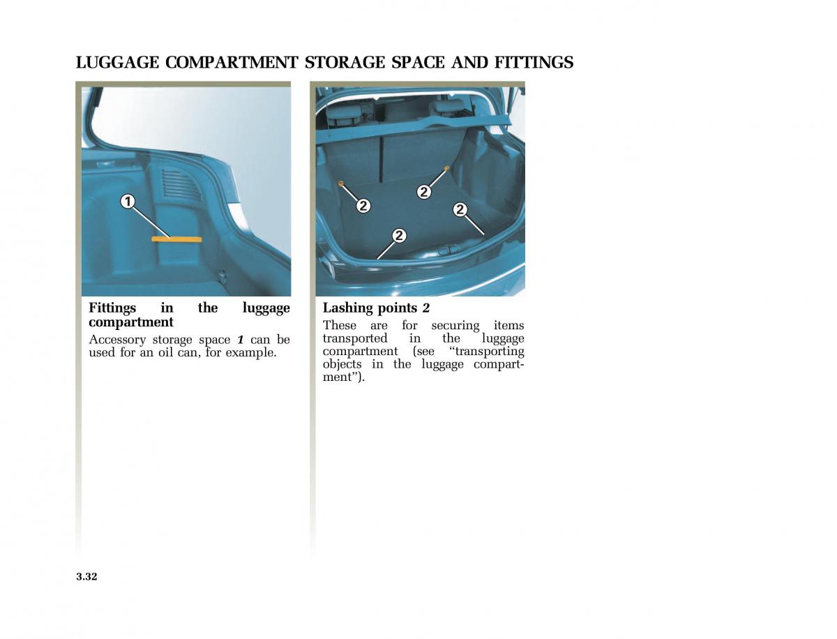 Renault Vel Satis owners manual / page 165