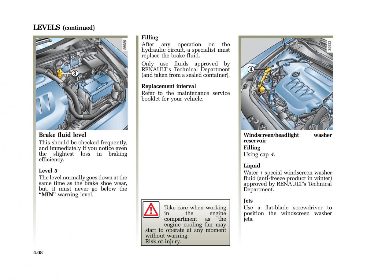 Renault Vel Satis owners manual / page 179