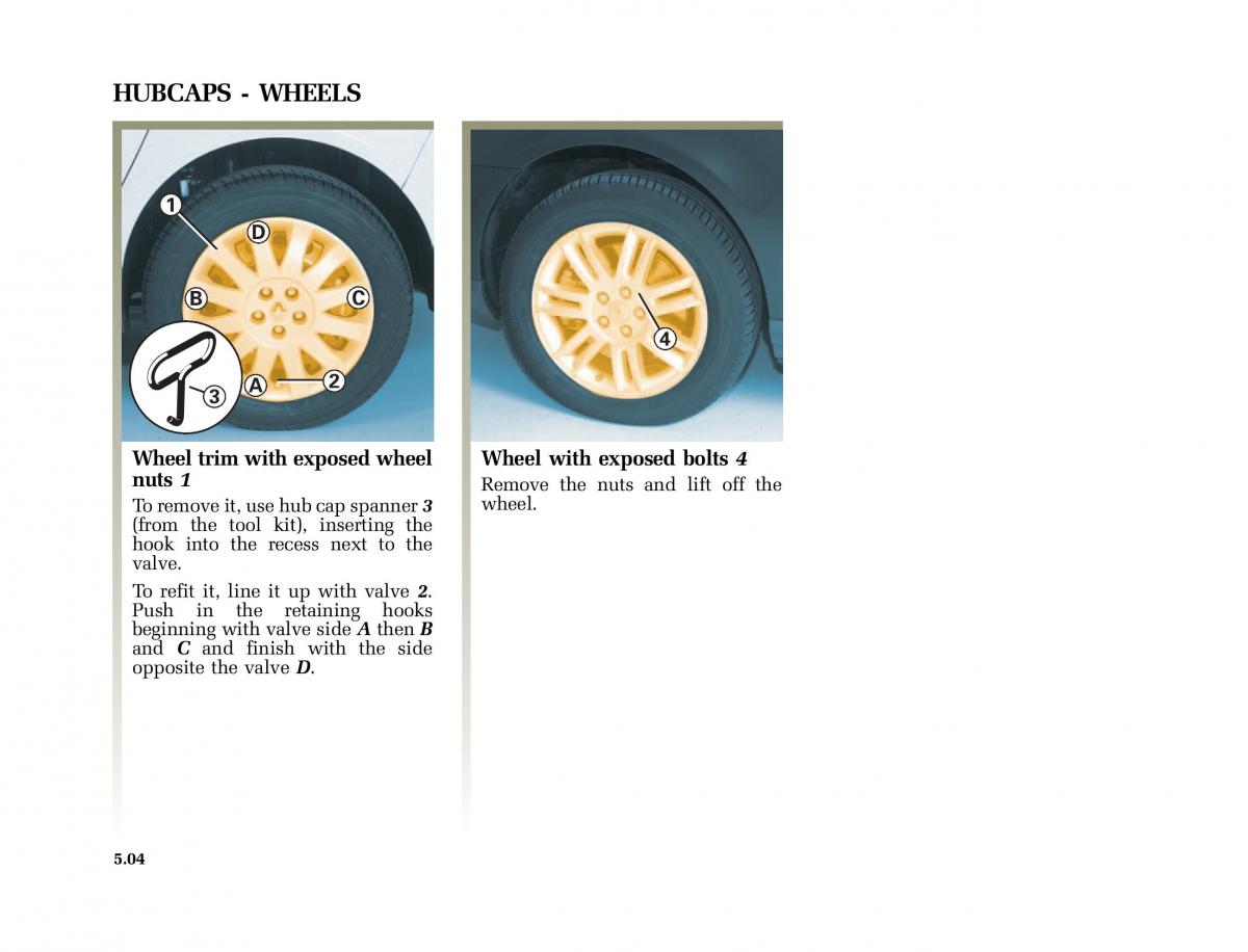 Renault Vel Satis owners manual / page 187