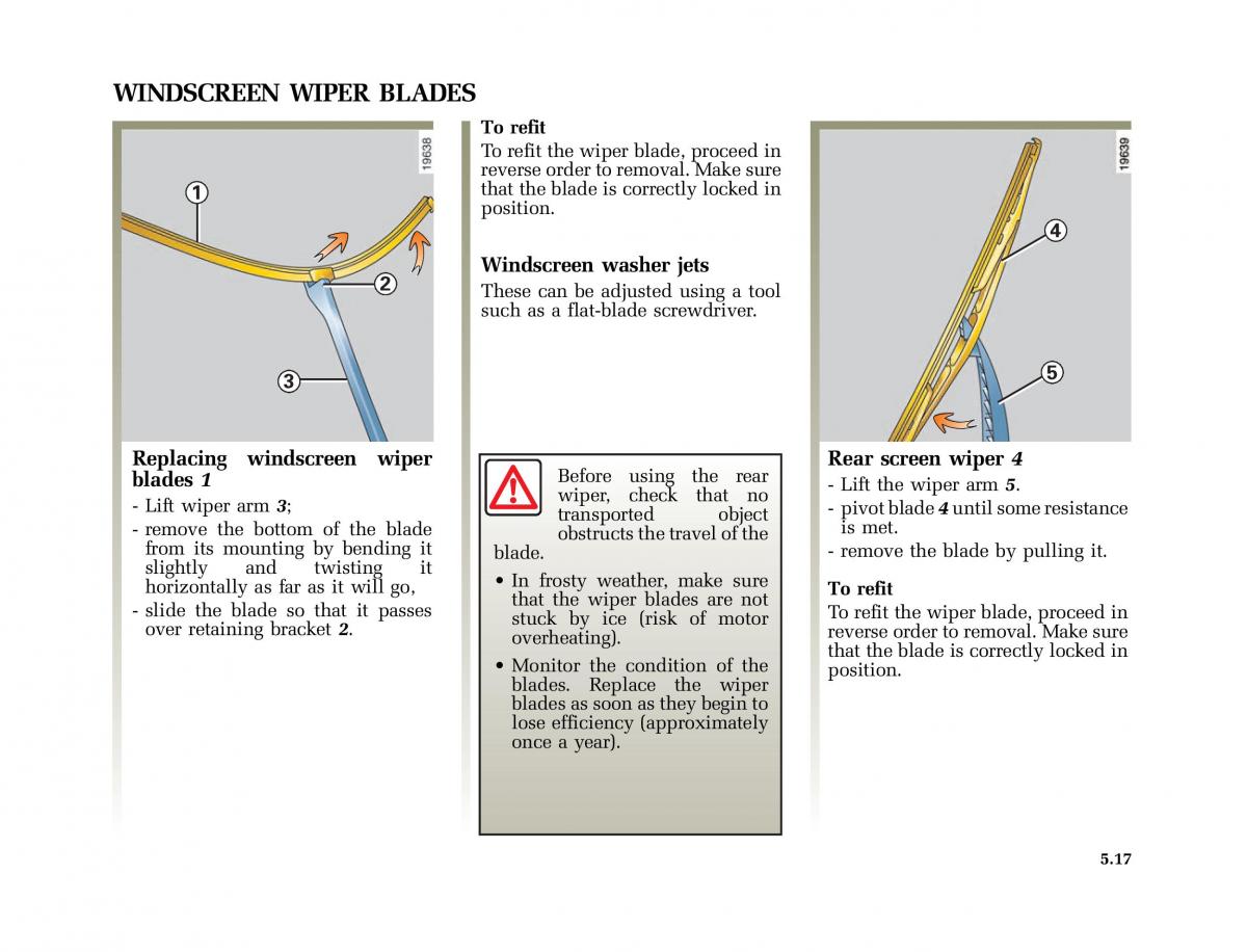 Renault Vel Satis owners manual / page 200