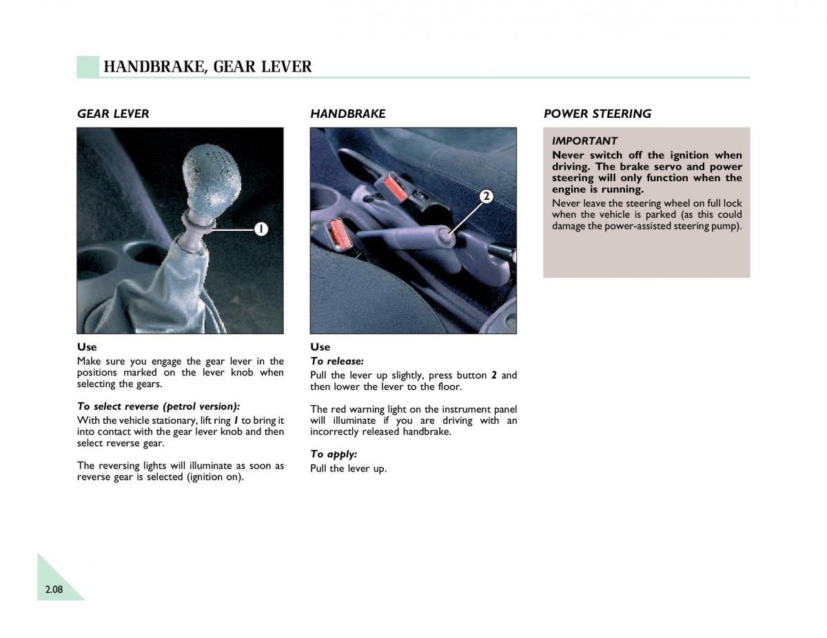 Renault Espace III 3 owners manual / page 61