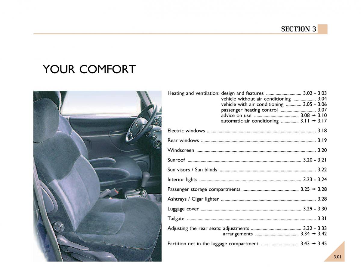 Renault Espace III 3 owners manual / page 68