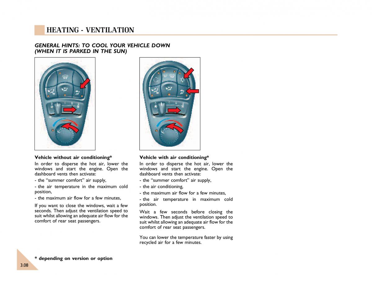 Renault Espace III 3 owners manual / page 75