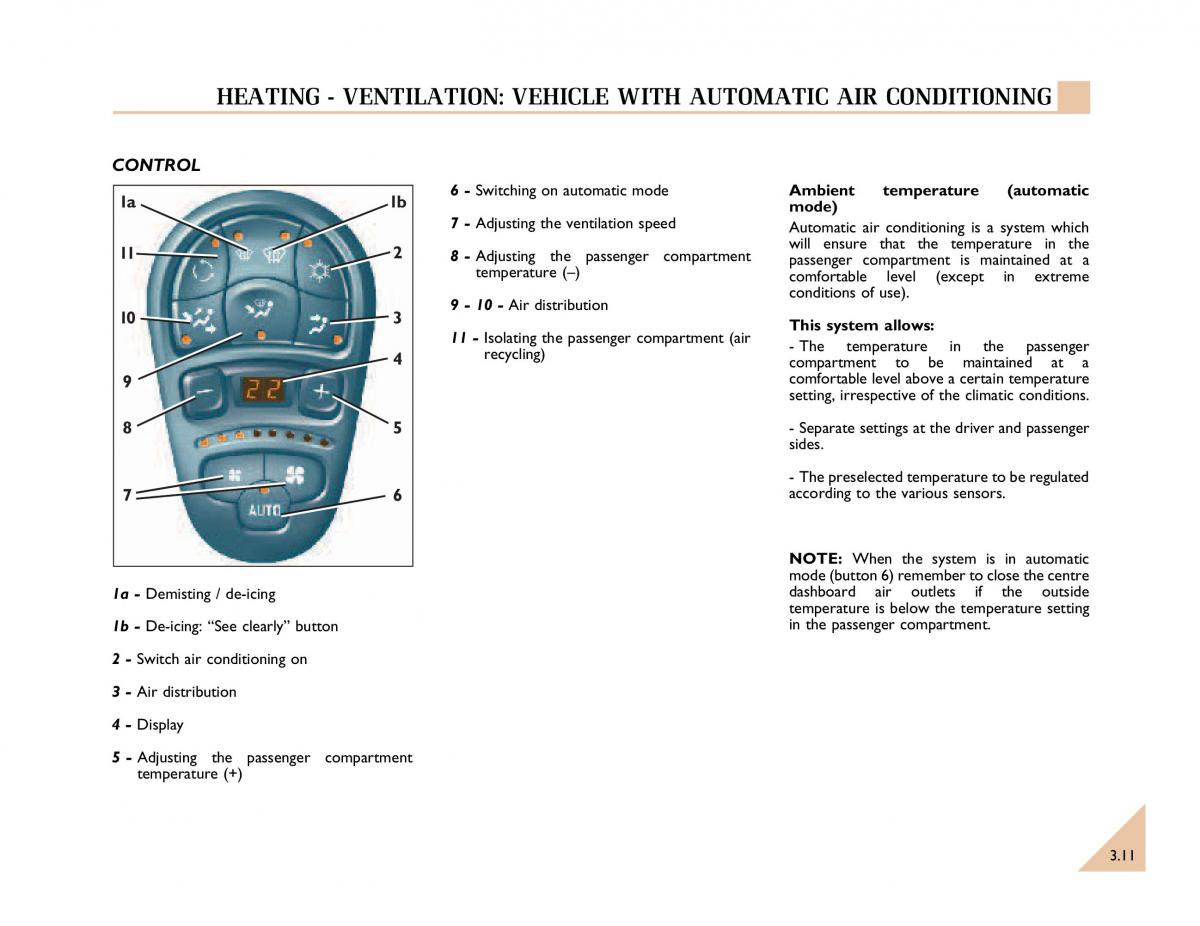 Renault Espace III 3 owners manual / page 78