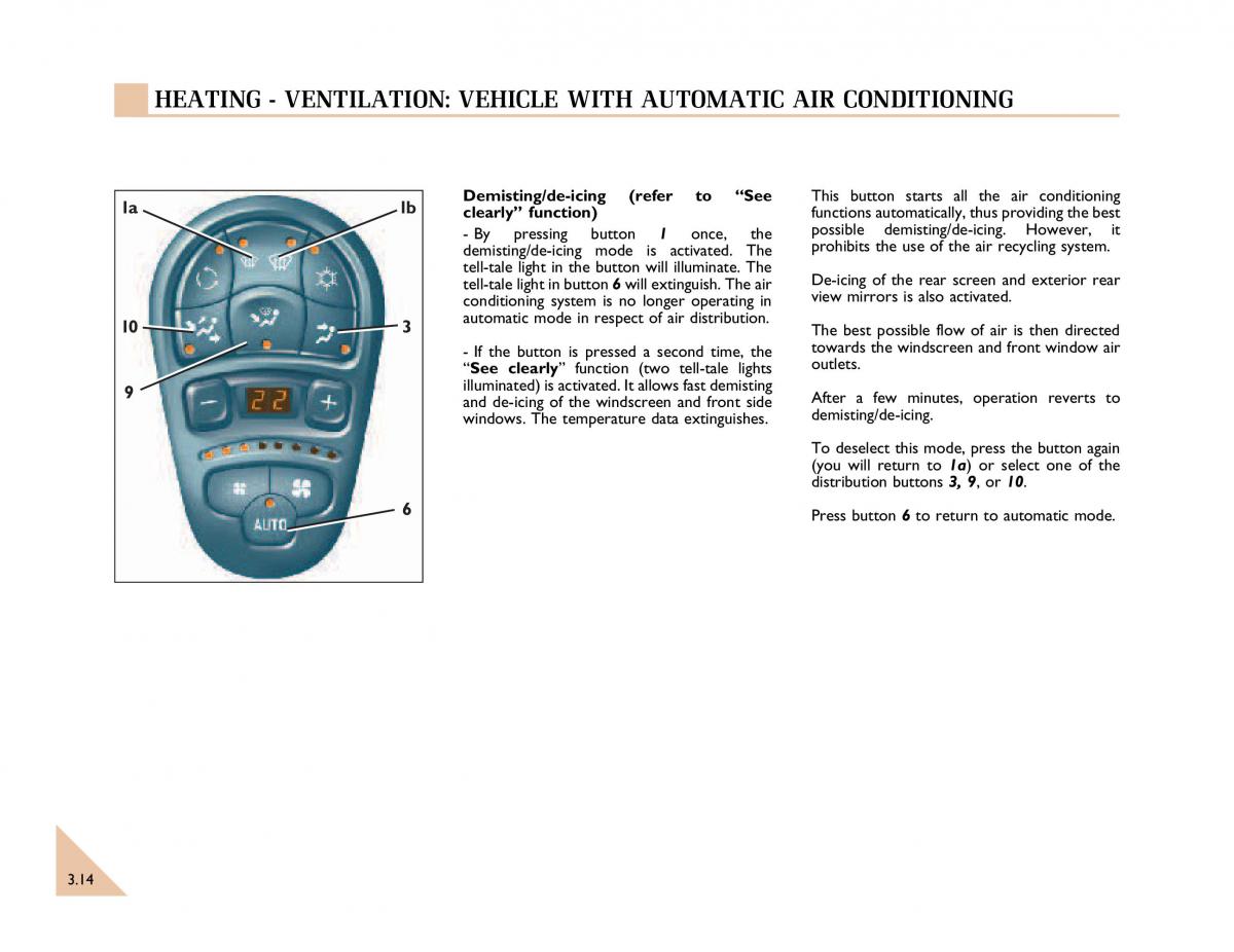 Renault Espace III 3 owners manual / page 81