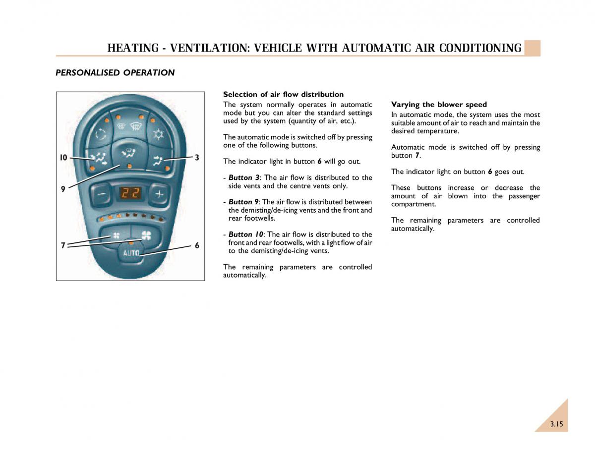 Renault Espace III 3 owners manual / page 82