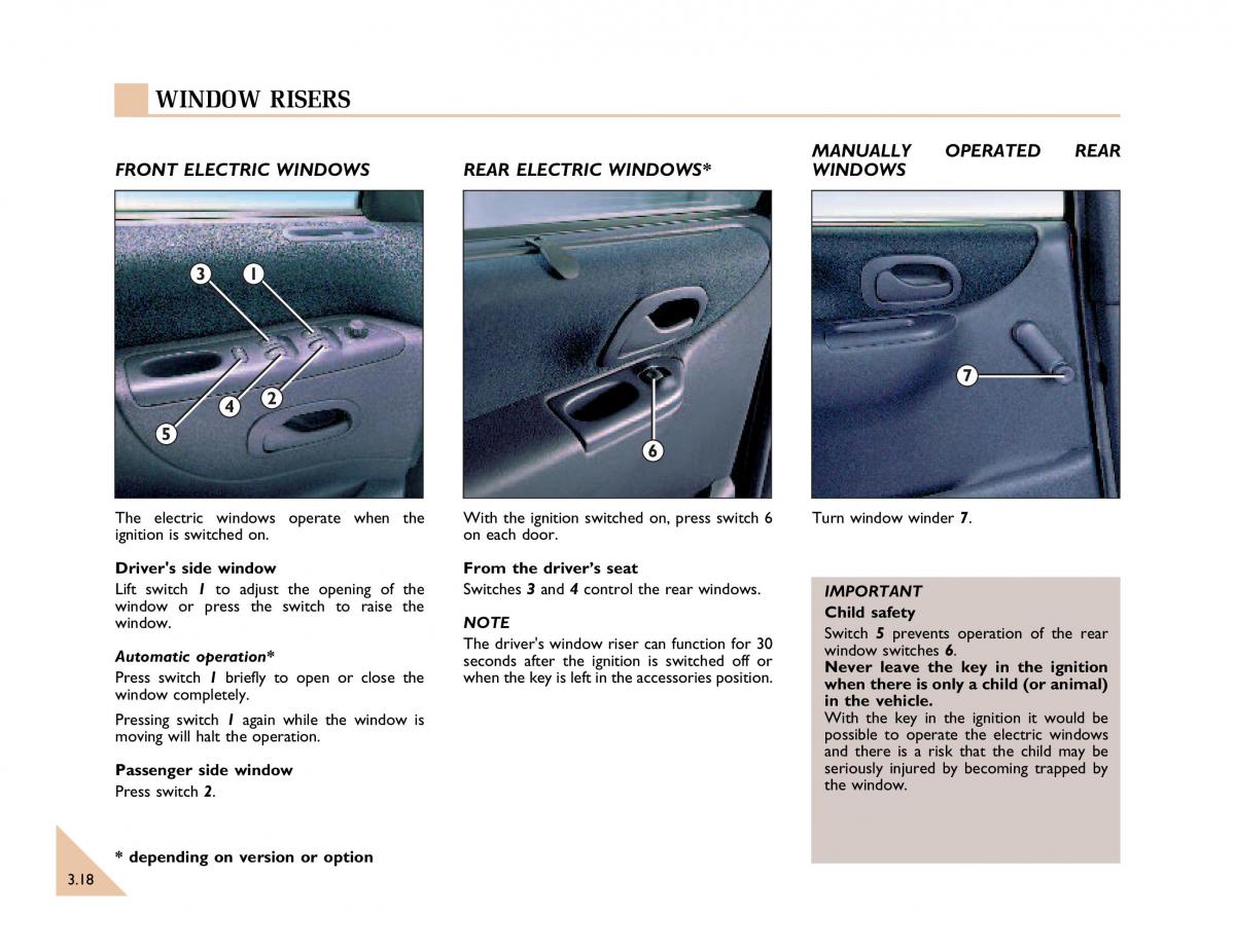 Renault Espace III 3 owners manual / page 85