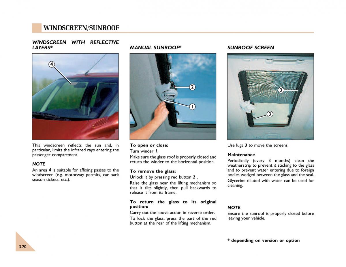 Renault Espace III 3 owners manual / page 87