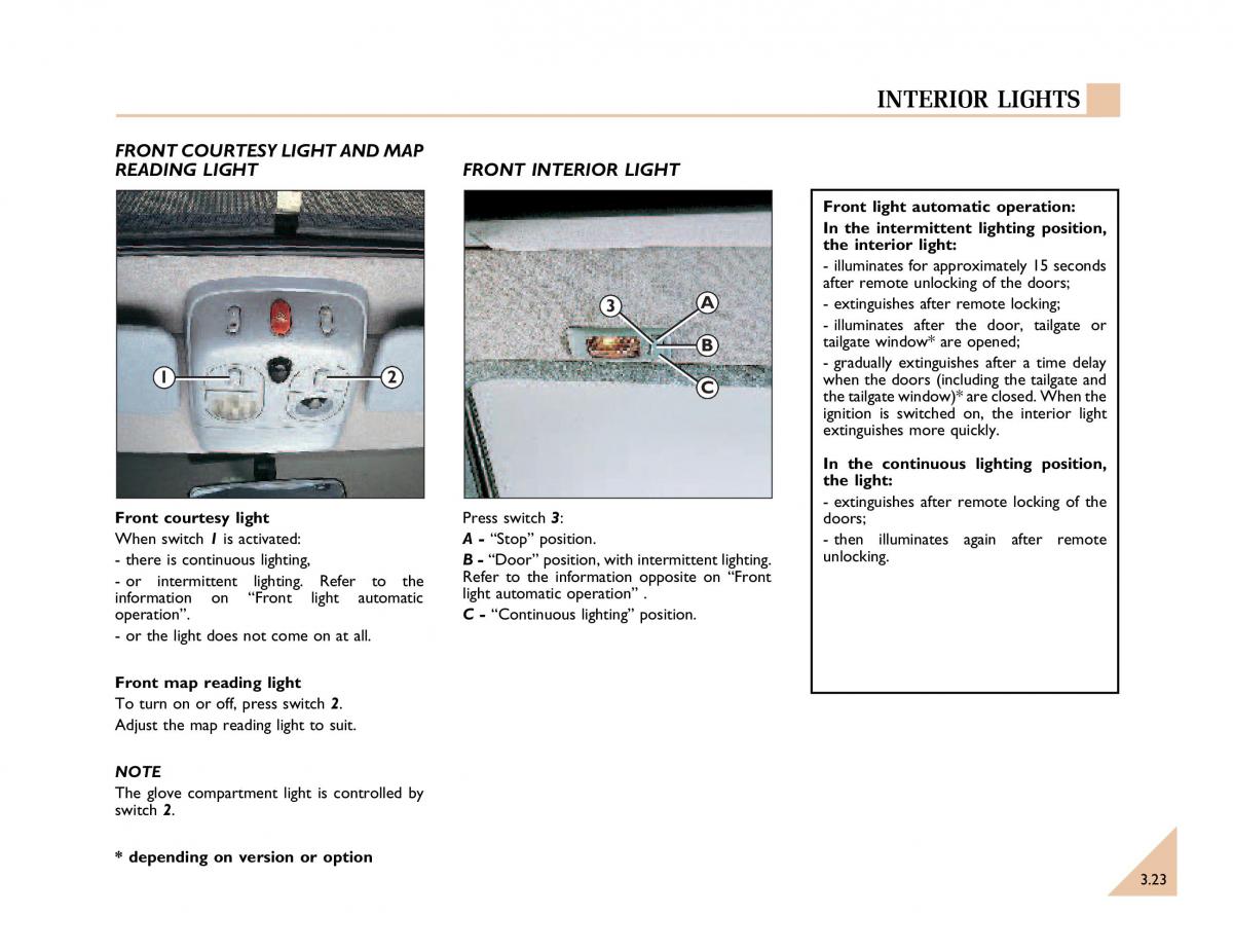 Renault Espace III 3 owners manual / page 90