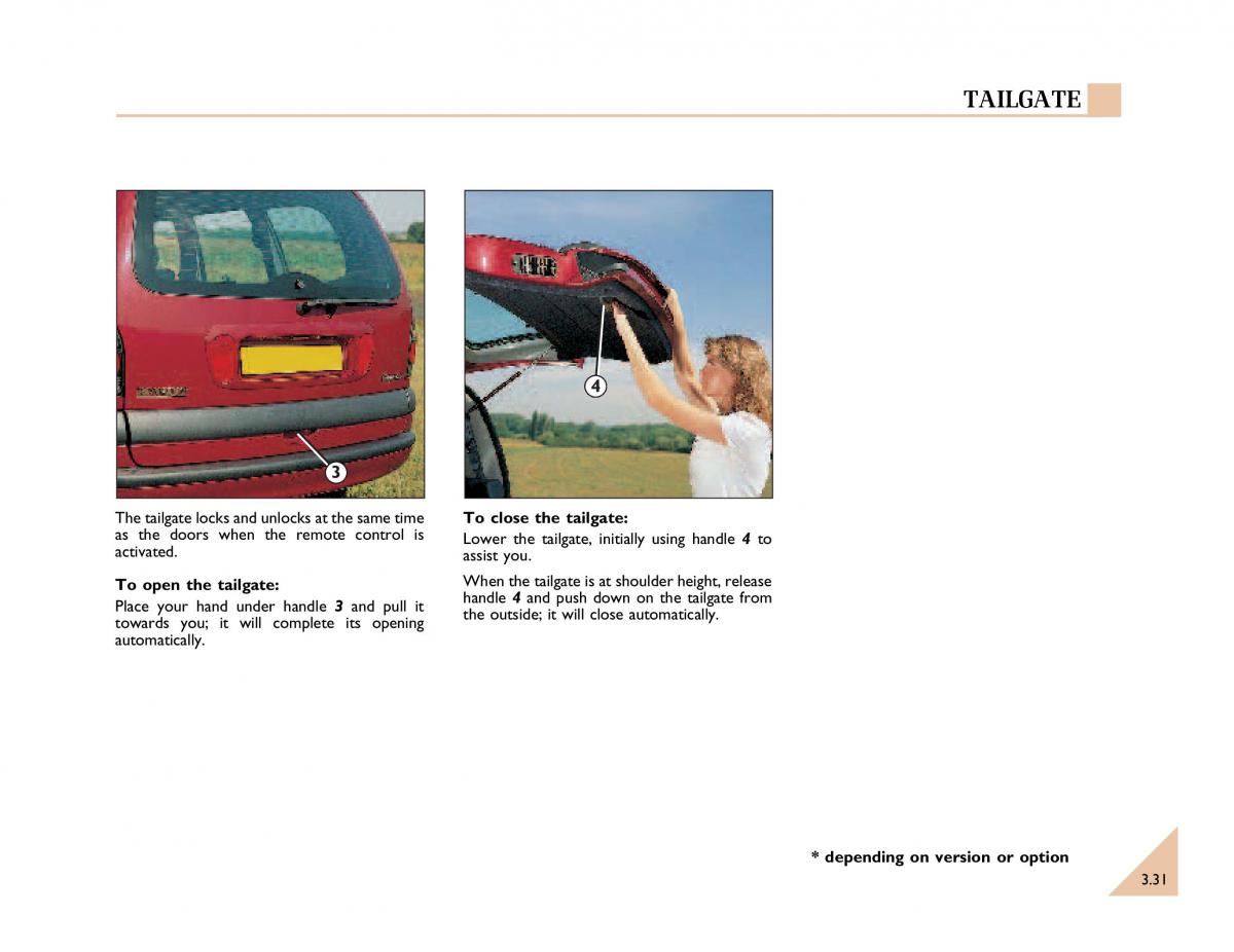 Renault Espace III 3 owners manual / page 98